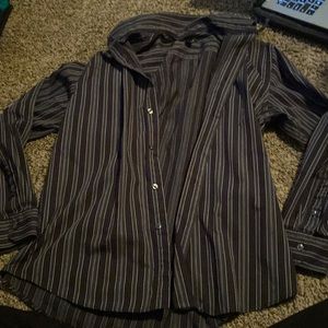 Van Heusen grey button down